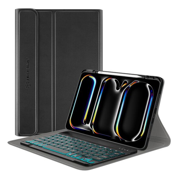 Techsuit Keyboard Case for iPad Pro 11 (2024) - Techsuit CozyTab Case - Black 5949419188693 έως 12 άτοκες Δόσεις