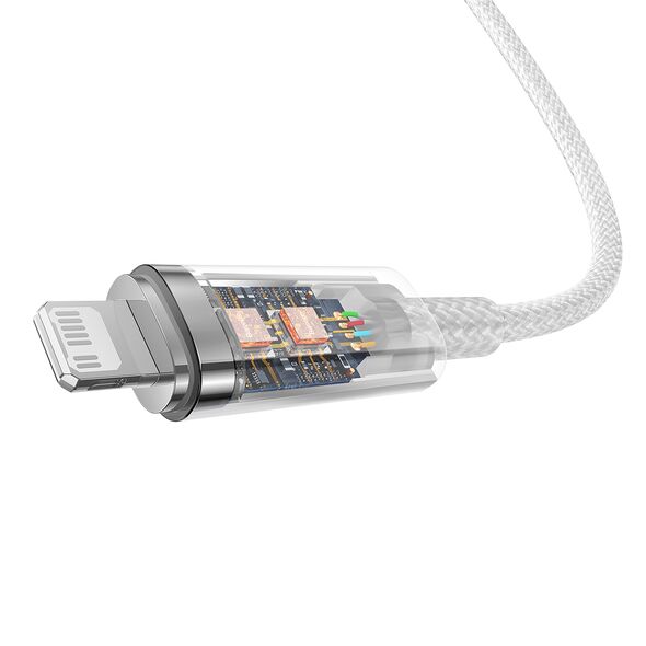 Baseus cable Explorer PD USB-C - Lightning 1,0m white smart temperature control 20W 6932172629069