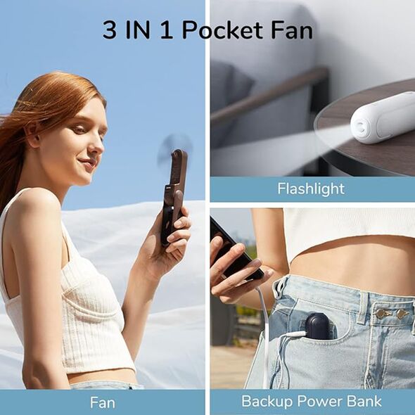 JisuLife Portable Fan 2000mAH, USB - JisuLife (F8) - Brown 6975061530992 έως 12 άτοκες Δόσεις