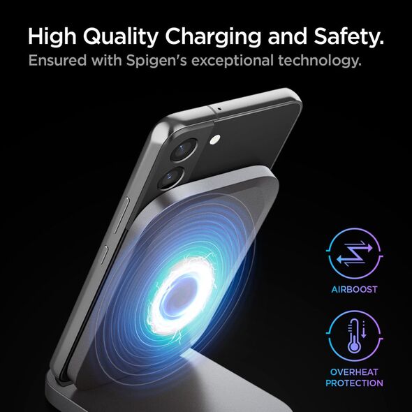 Spigen wireless charger PF2102 Arcfield 15W black 8809896745925