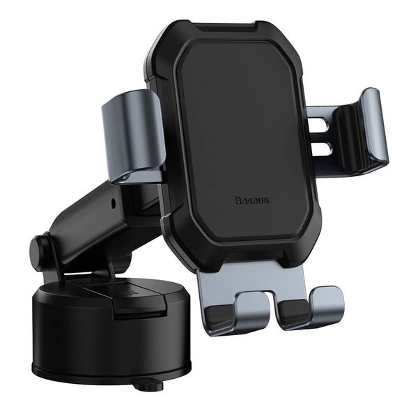 Gravity car mount for Baseus Tank phone with suction cup (black) 6953156226326