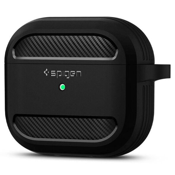 Case APPLE AIRPODS 3 Spigen Rugged Armor Matte black 8809710758605