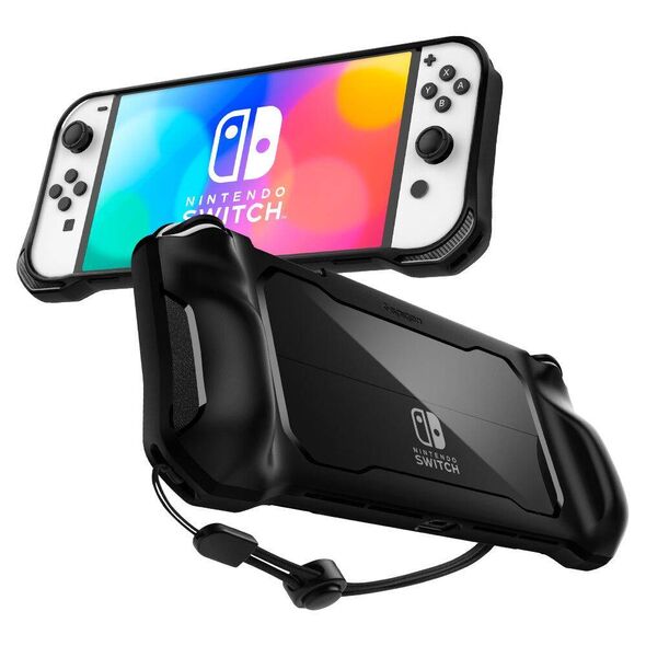 Case NINTENDO SWITCH OLED Spigen Rugged Armor Matte black 8809811856286