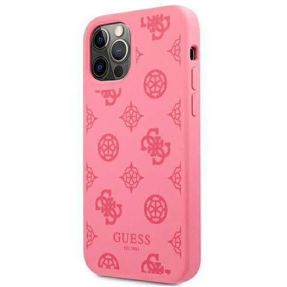 Original Case IPHONE 12 PRO MAX Guess Hard Case Peony Collection (GUHCP12LLSPEFU) pink 3666339003982