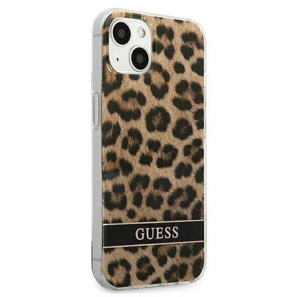 Case IPHONE 13 MINI Guess Hardcase Leopard (GUHCP13SHSLEOW) brown 3666339047368