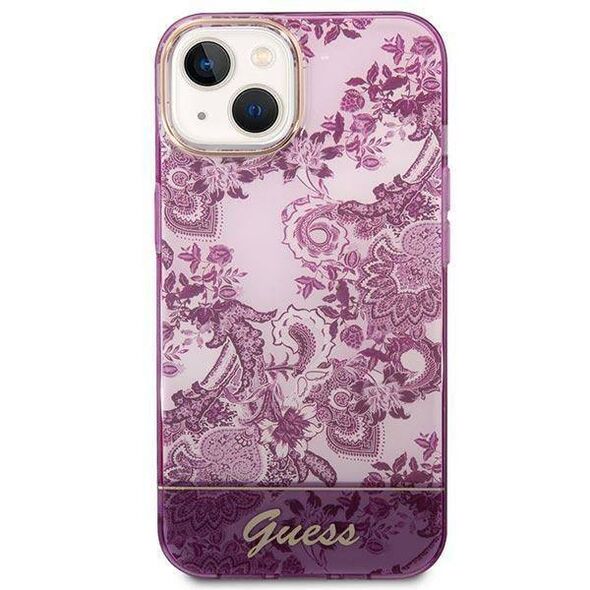 Original Case IPHONE 14 PLUS Guess Hardcase Porcelain Collection pink 3666339064372