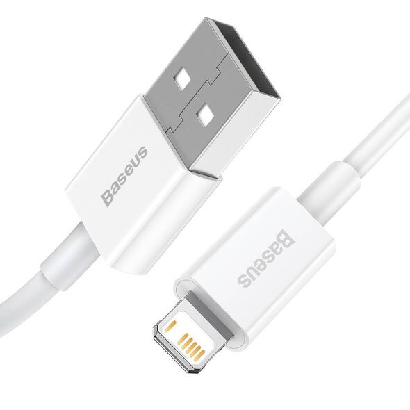 Baseus Superior Series Cable USB to Lightning 2.4A 1,5m (white) 6953156205444