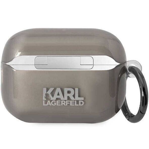 Original Case APPLE AIRPODS PRO 2 Karl Lagerfeld Ikonik Karl Lagerfeld (KKLAP2HNIKTCK) black 3666339099305