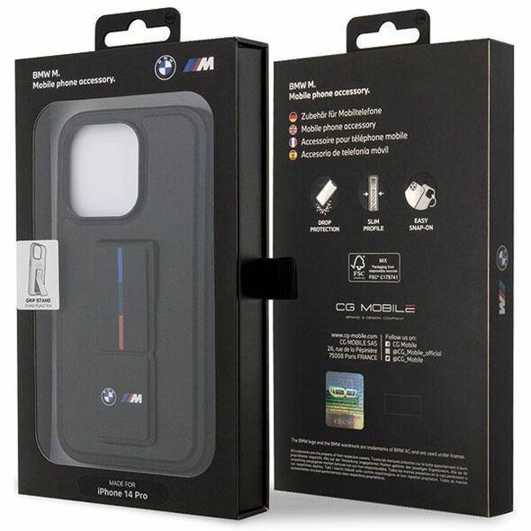 Original Case IPHONE 14 PRO MAX BMW Hardcase Signature MagSafe (BMHCP14X22GSLK) black 3666339121372