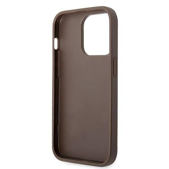 Original Case APPLE IPHONE 15 PRO MAX Guess Hardcase 4G Big Metal Logo (GUHCP15X4GMGBR) brown 3666339171537