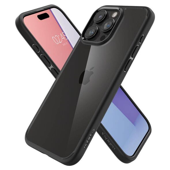 Case APPLE IPHONE 15 PRO Spigen Ultra Hybrid Matte black 8809896750448