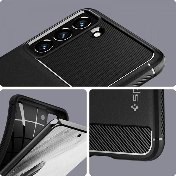 Spigen Spigen - Rugged Armor - Samsung Galaxy S21 FE - Black 8809756648151 έως 12 άτοκες Δόσεις