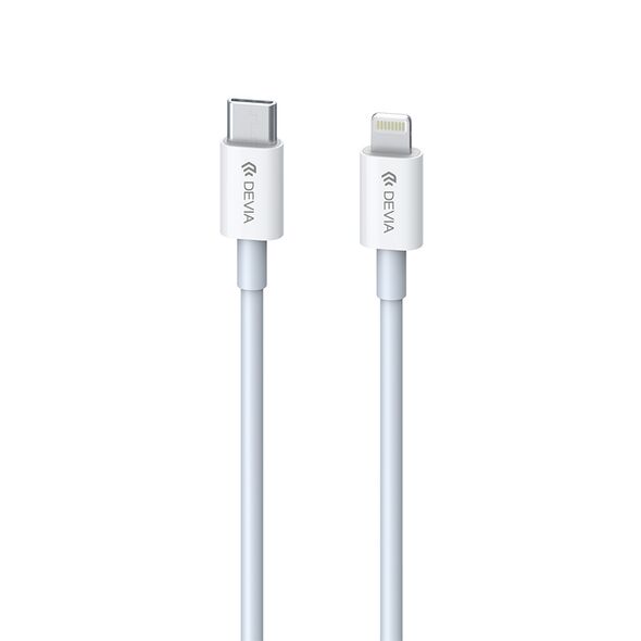 Devia cable Smart EC146 PD USB-C - Lightning 20W 3A white 6938595326868