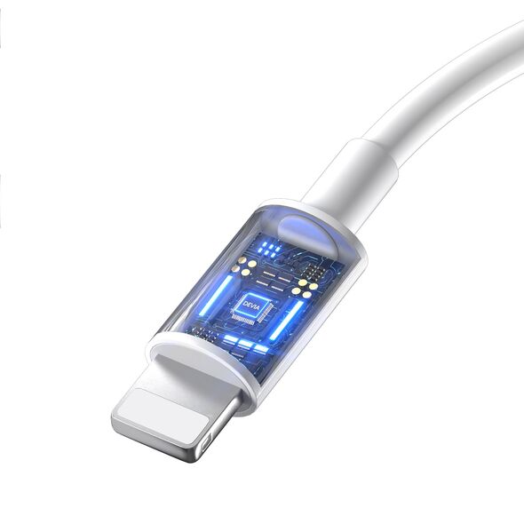 Devia cable Smart EC146 PD USB-C - Lightning 2,0 m 3A white 6938595378805