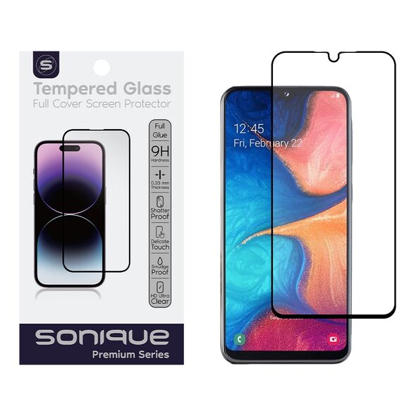 Hardy Glass Sonique Premium Series HD Full Cover 9H Samsung Galaxy A20e Μαύρο 5210312026741