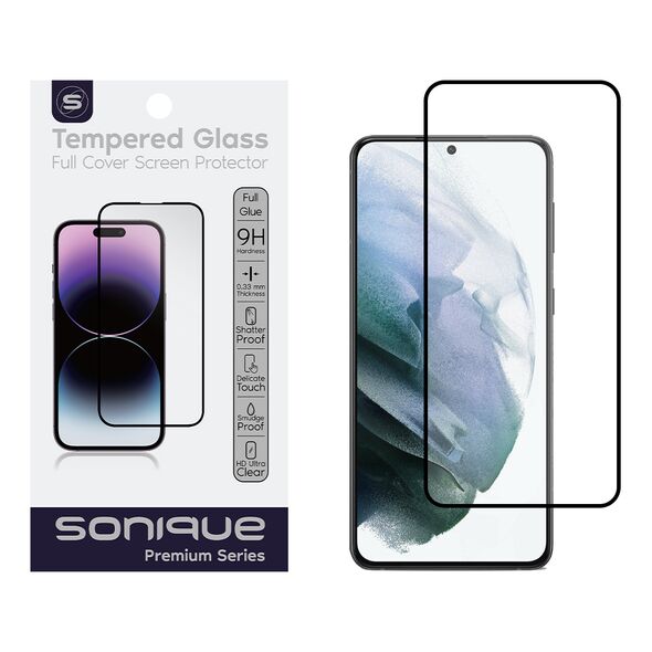 Hardy Glass Sonique Premium Series HD Full Cover 9H (fingerprint unlock) Samsung Galaxy S21 Plus Μαύρο 5210312027274