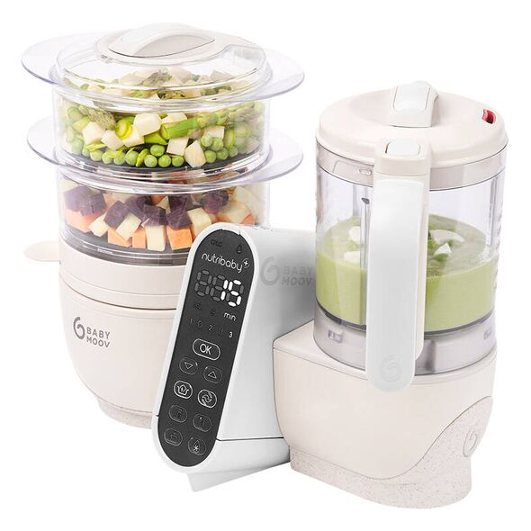 Babymoov Multi-purpose food processor Babymoov Nutribaby(+) 6-in-1 (beige) 068299  A001135 έως και 12 άτοκες δόσεις 3661276179820