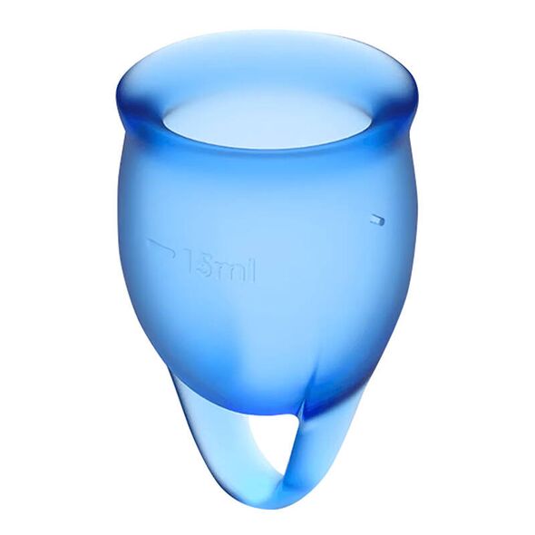 Satisfyer Menstrual Cup Feel confident Satisfyer (blue) 068351  4002057 έως και 12 άτοκες δόσεις 4061504002057