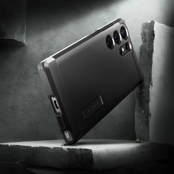 Case SAMSUNG GALAXY S23 ULTRA Spigen Tough Armor black 8809896740302