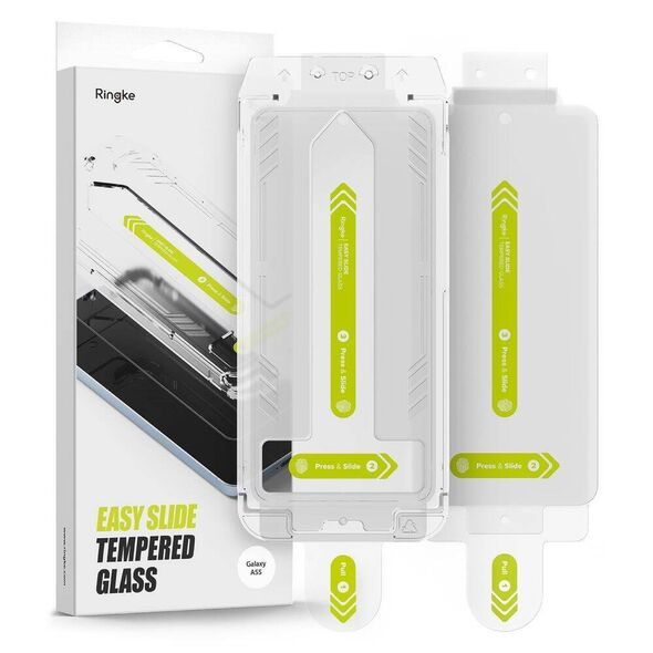 Tempered Glass SAMSUNG GALAXY A55 5G Ringke Easy Slide 2-Pack Clear 8809961784811