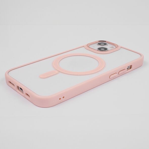 Satin Clear Mag case for iPhone 14 6,1&quot; pink 5907457714250