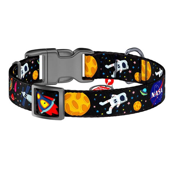 Waudog Nylon dog collar with QR code Waudog "NASA" size XL 068606  4756 έως και 12 άτοκες δόσεις 4823089317052