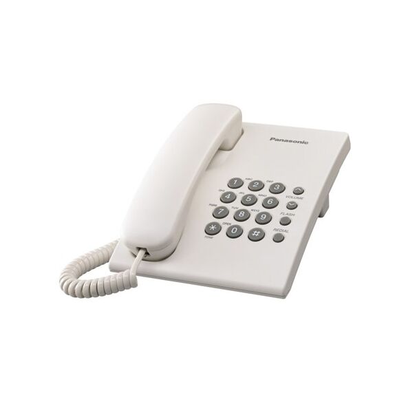 Panasonic PHONE PANASONIC KX-TS500 WHITE 0.071.782 έως 12 άτοκες Δόσεις