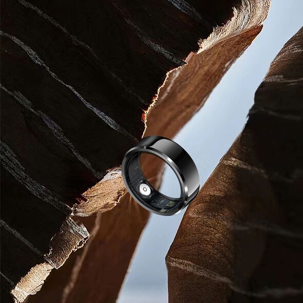 Techsuit Smart Ring Size 8, Diameter 18mm - Techsuit (R6) - Black 5949419202467 έως 12 άτοκες Δόσεις