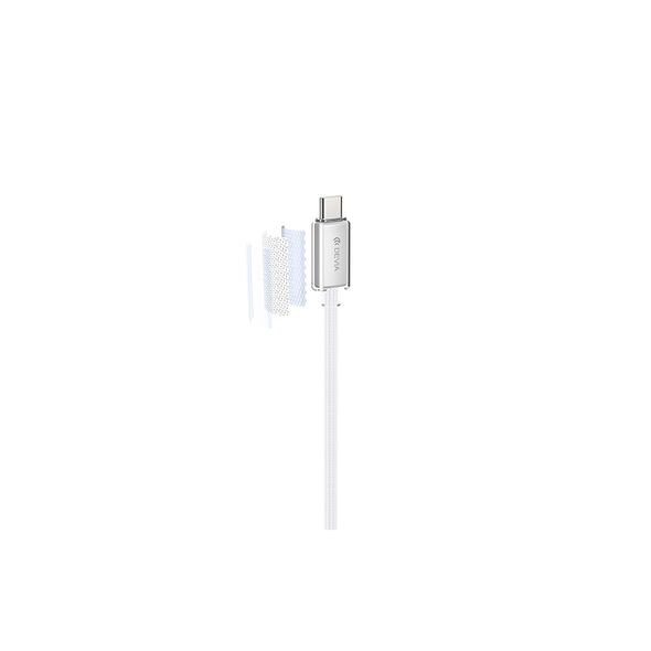 Devia cable Extreme EC688 PD USB-C - USB-C 1,5 m 60W 3A white 6942297105737