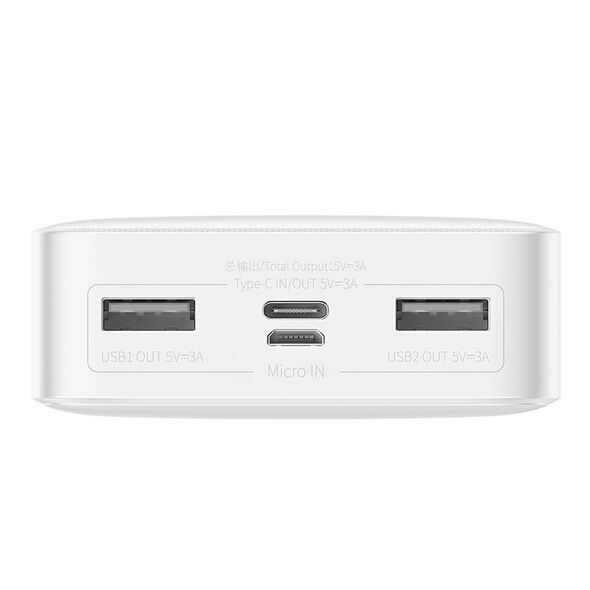 Powerbank Baseus Bipow 20000mAh, 15W (white) 6932172618223