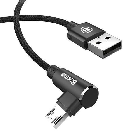 Baseus MVP Elbow Cable USB to micro USB 2A 1m - Black 6953156269545