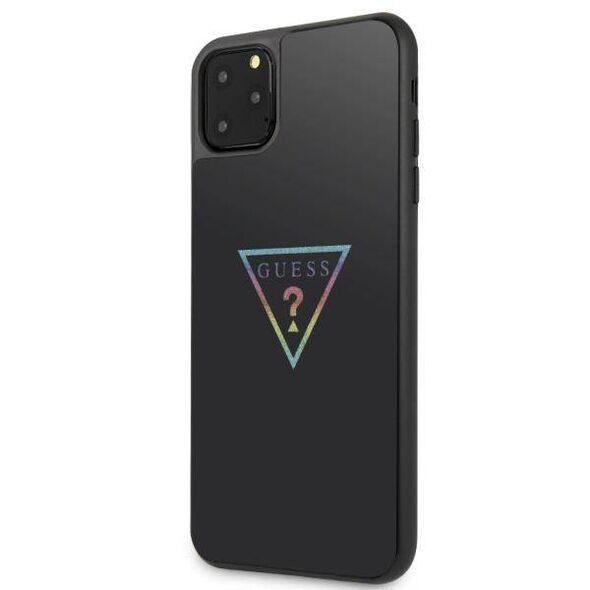 Original Case IPHONE 11 PRO MAX Guess Hard Case Triangle Glitter (GUHCN65TRMLBK) black 3700740463543