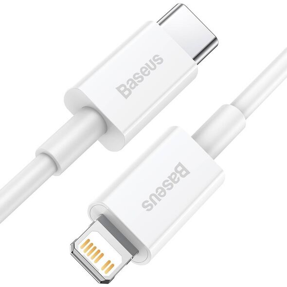 Baseus Superior Series Cable USB-C to Lightning, 20W, PD, 1,5m (white) 6953156205345