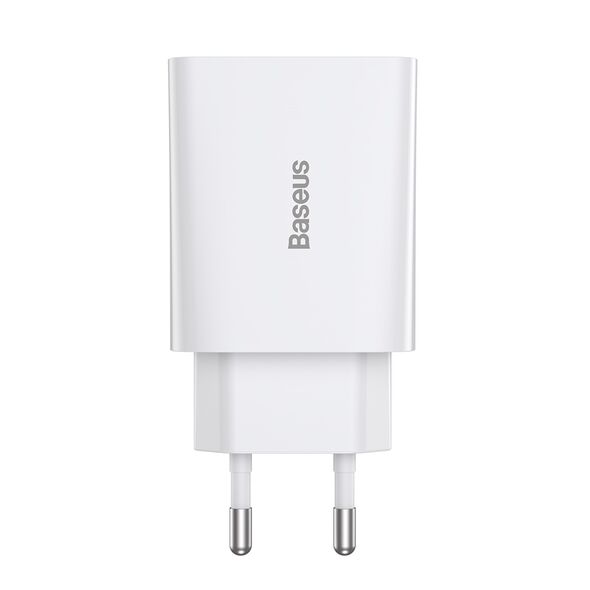 Baseus wall charger Speed Mini PD 20W 1x USB-C white 6953156201705