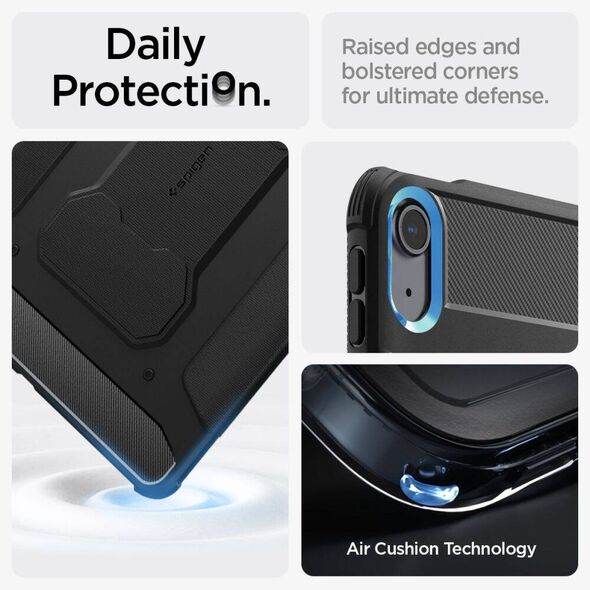 Case IPAD AIR 13.0 2024 Spigen Rugged Armor "Pro" black 8809971226165