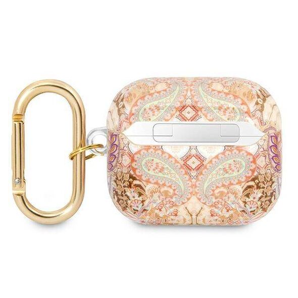 Case APPLE AIRPODS 3 Guess AirPods Paisley Strap Collection (GUA3HHFLD) gold 3666339047337