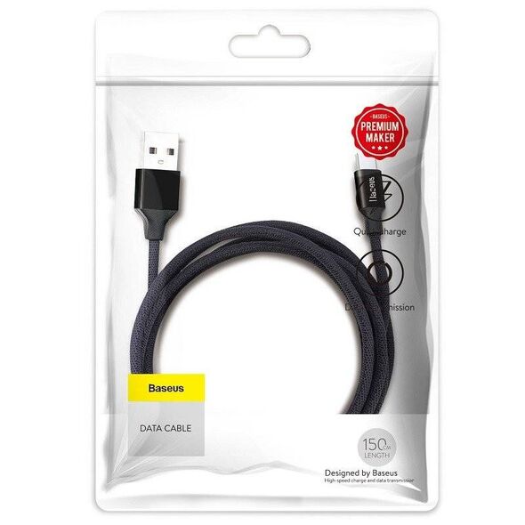 Baseus Yiven Micro USB cable 150cm 2A - Black 6953156260733