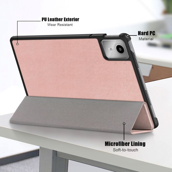 Techsuit Husa pentru Lenovo Tab M11 - Techsuit FoldPro - Rose Gold 5949419076778 έως 12 άτοκες Δόσεις