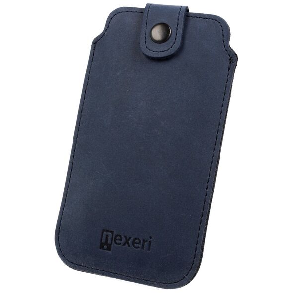 Sleeve Phone Case SAMSUNG GALAXY S24 ULTRA / A15 4G/5G / A25 5G Nexeri Leather Pocket XXL+ navy blue 5904161148852