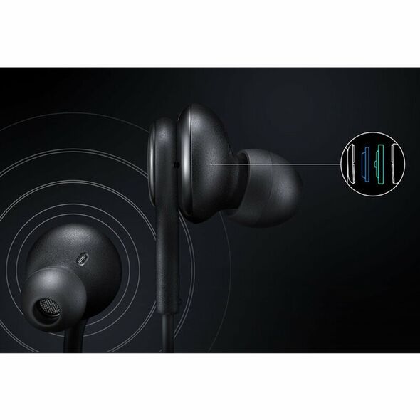 Samsung Samsung - Original Stereo Earphones (EO-IA500BBEGWW) - Jack 3.5mm with Microphone - Black (Blister Packing) 8806092697324 έως 12 άτοκες Δόσεις