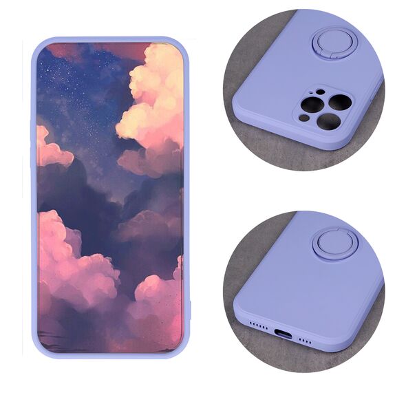 Finger Grip case for Xiaomi Redmi A3 4G (global) light purple 5907457773882