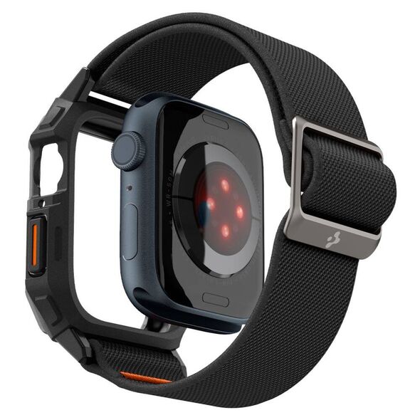 Case APPLE WATCH 4 / 5 / 6 / 7 / 8 / 9 / SE ( 44 / 45 MM) Spigen Lite Fit ”Pro” black 8809896754118