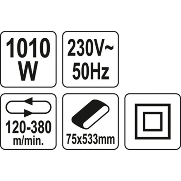 YATO ΤΡΙΒΕΙΟ 1010W 75Χ533ΜΜ YT-82240 20182240 ΤΕΜΑΧΙΟ εως 12 άτοκες δόσεις