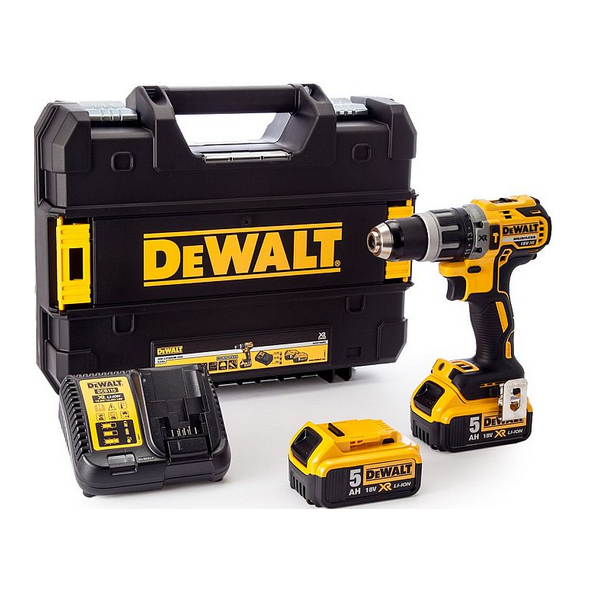 Τρυπάνι/πρόγραμμα οδήγησης Dewalt DCD796P2 18 V 2 x 5 Ah μπαταρία