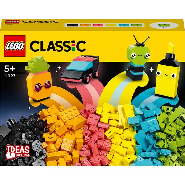 LEGO Classic Creative play with neon colors (11027)