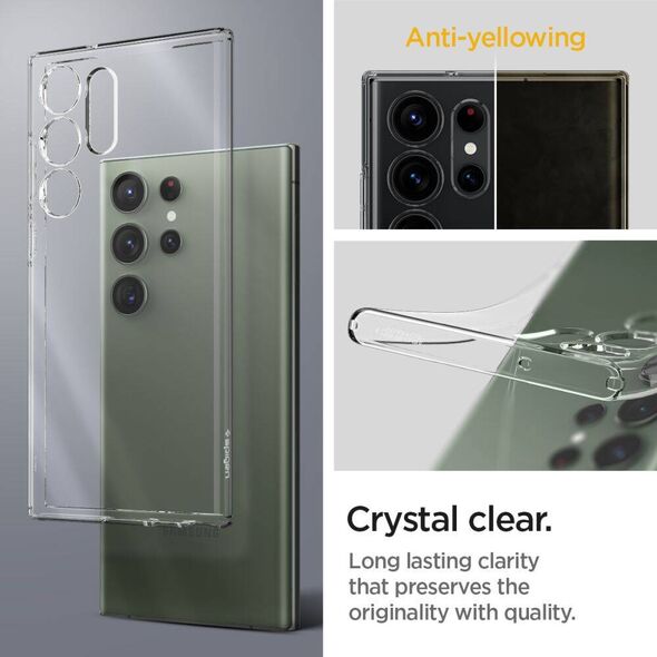 Case SAMSUNG GALAXY S23 ULTRA Spigen Liquid Crystal Clear transparent 8809896740173