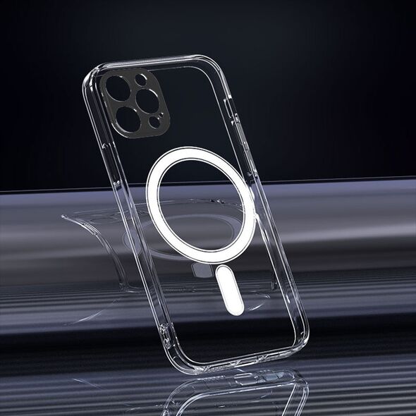 Anti Shock 1,5 mm Mag case for iPhone 15 Pro 6,1&quot; transparent camera protection 5900495542427