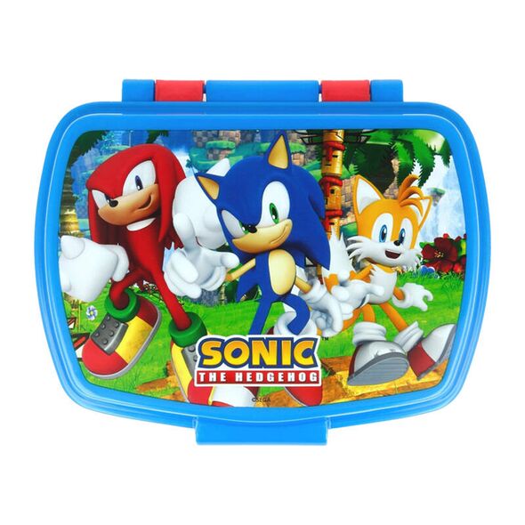 Stor Lunch Box for Kids STOR 40574 450 ml Sonic the Hedgehoh (blue&red) 069235  040574 έως και 12 άτοκες δόσεις 8412497405749