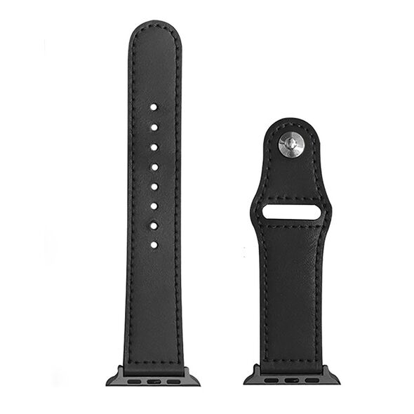 Techsuit Techsuit - Watchband (W033) for MEN - Apple Watch 1/2/3/4/5/6/7/8/9/SE/SE 2/Ultra/Ultra 2 (42/44/45/49mm) - Black 5949419019614 έως 12 άτοκες Δόσεις