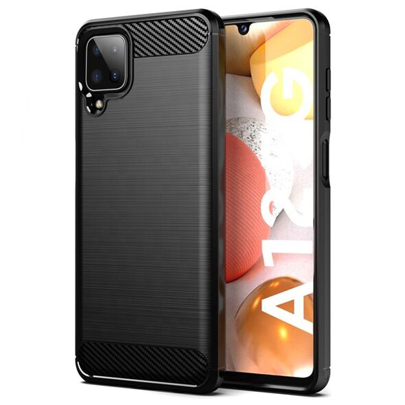 Techsuit Techsuit - Carbon Silicone - Samsung Galaxy A12 / A12 Nacho - Black 5949419055247 έως 12 άτοκες Δόσεις